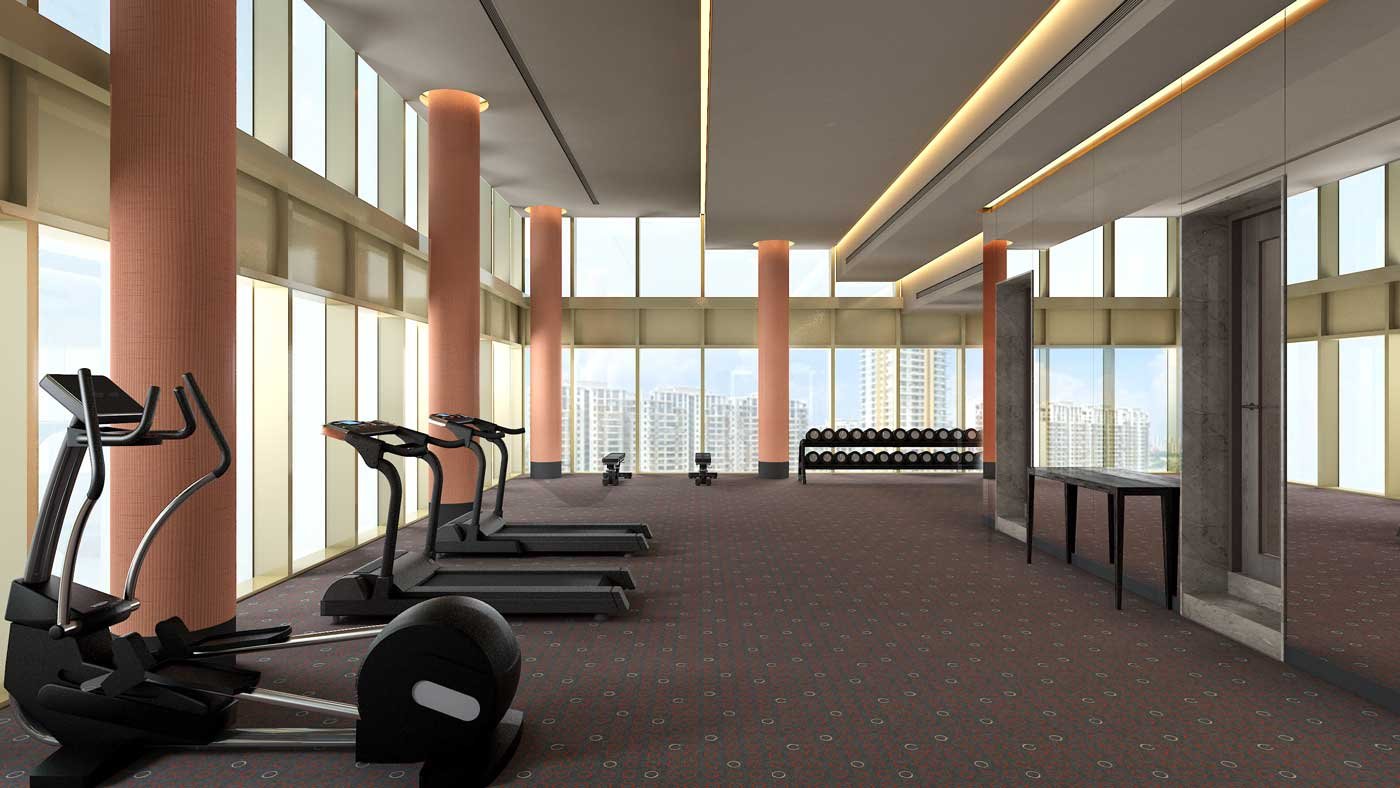 State-of-the-art fitness center