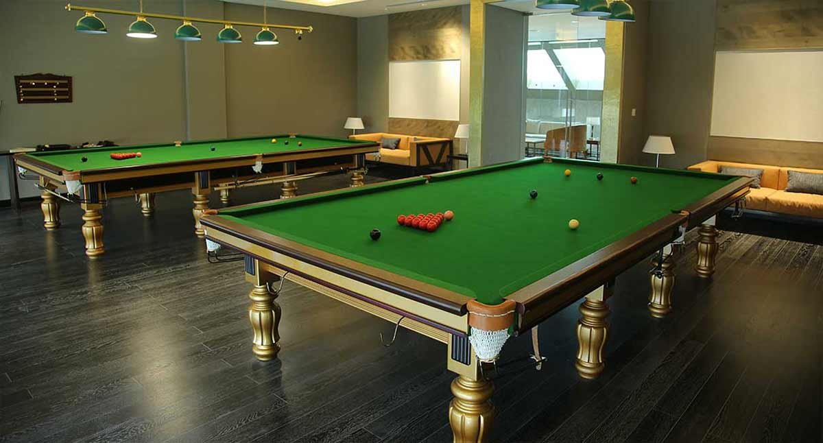 Indoor games, squash court, sports zones
