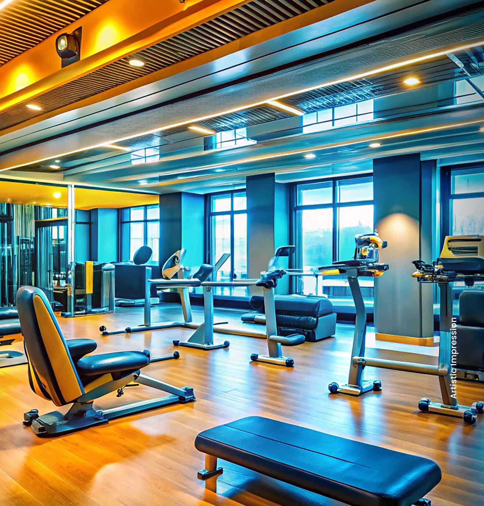 State-of-the-art fitness center for health and wellness.